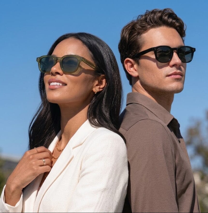 3-Piece Geometric Frame Unisex Sunglasses Set with UV400 Protection – Tripccie 3-Piece Geometric Frame Unisex Sunglasses Set with UV400 Protection – Tripccie