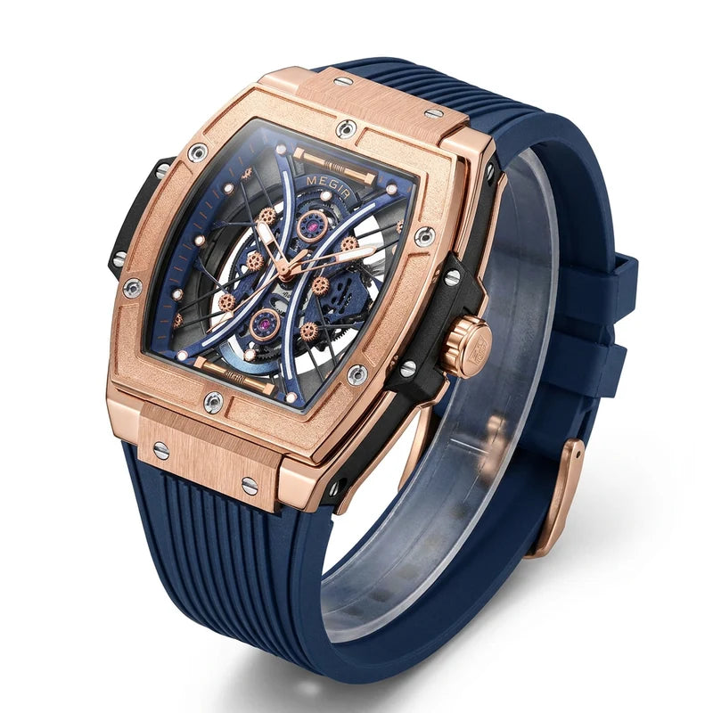 Torque Men's Skeleton Sports Watch
