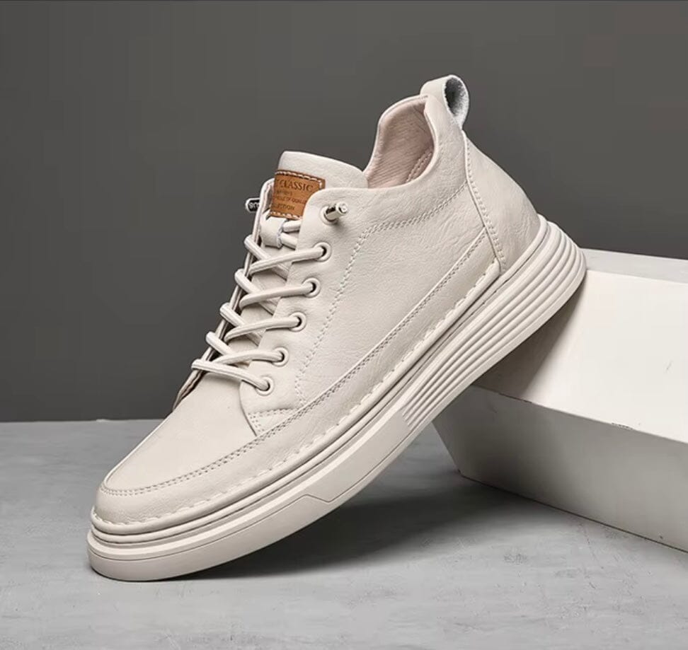 Breathable and Non-Slip Men's Leather Sneakers - Bastien Breathable and Non-Slip Men's Leather Sneakers - Bastien
