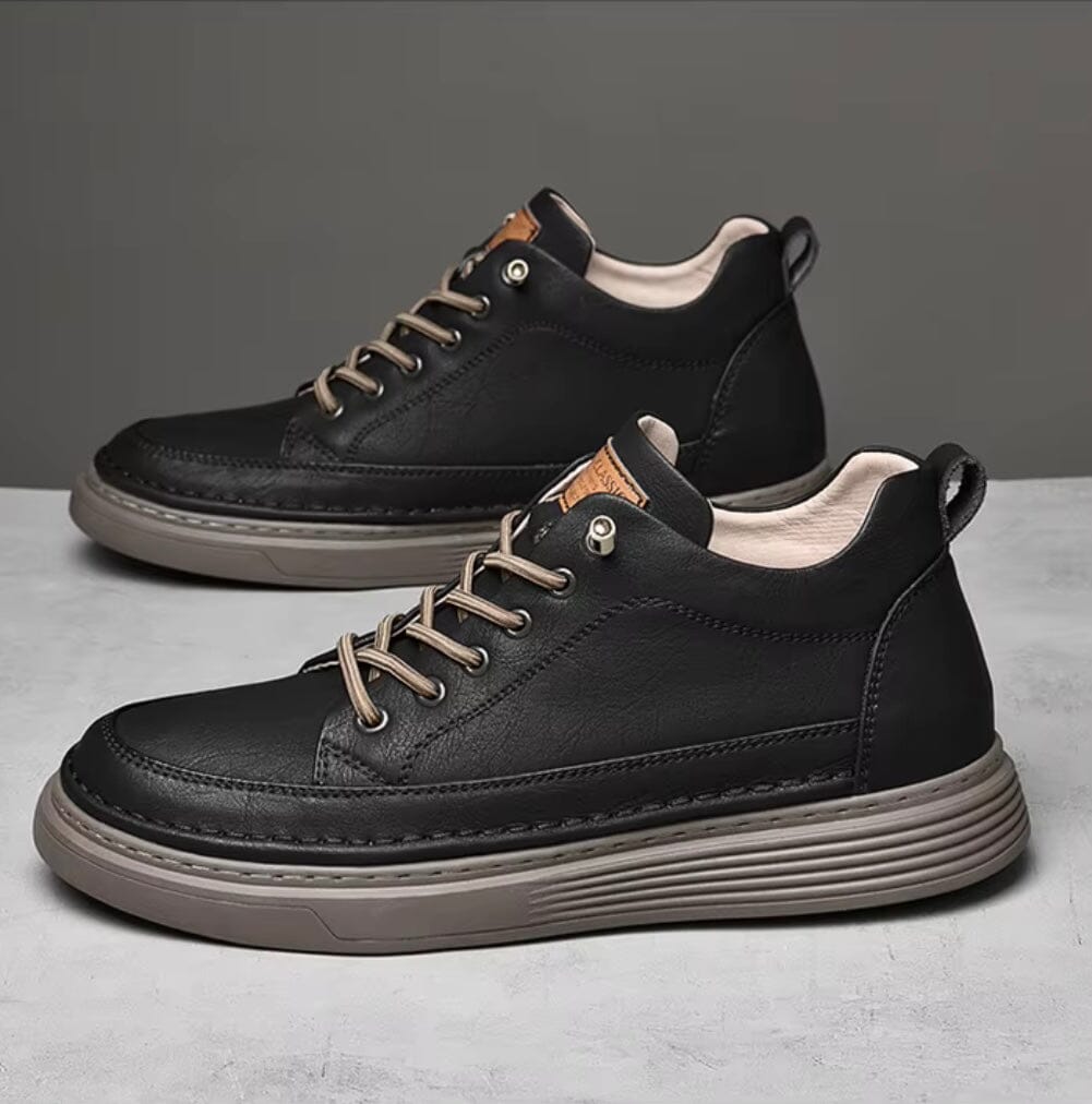 Breathable and Non-Slip Men's Leather Sneakers - Bastien Breathable and Non-Slip Men's Leather Sneakers - Bastien