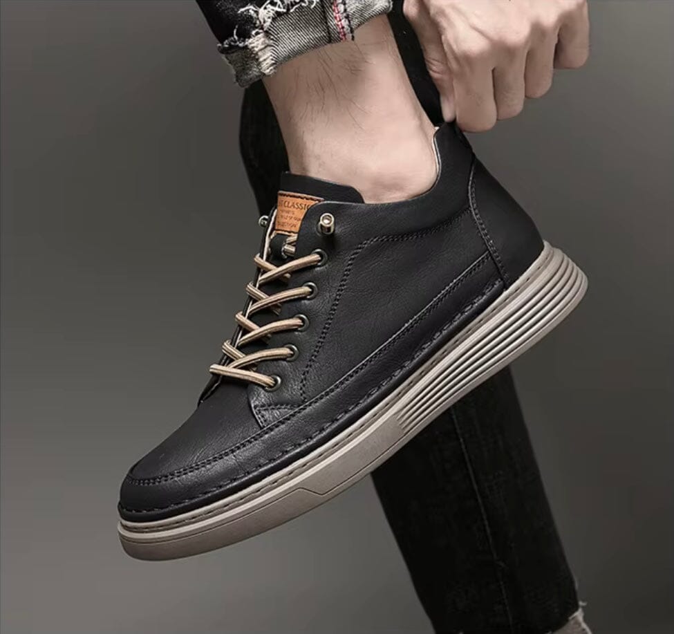 Breathable and Non-Slip Men's Leather Sneakers - Bastien Breathable and Non-Slip Men's Leather Sneakers - Bastien