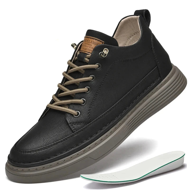 Breathable and Non-Slip Men's Leather Sneakers - Bastien Breathable and Non-Slip Men's Leather Sneakers - Bastien