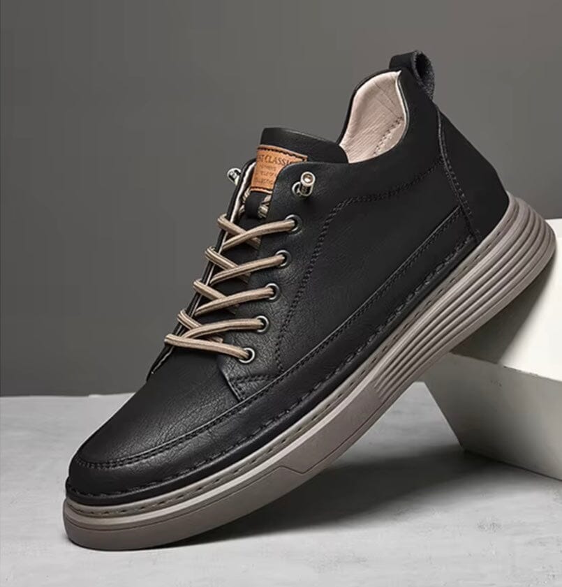 Breathable and Non-Slip Men's Leather Sneakers - Bastien Breathable and Non-Slip Men's Leather Sneakers - Bastien