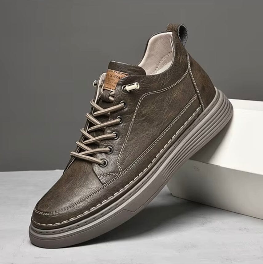 Breathable and Non-Slip Men's Leather Sneakers - Bastien Breathable and Non-Slip Men's Leather Sneakers - Bastien