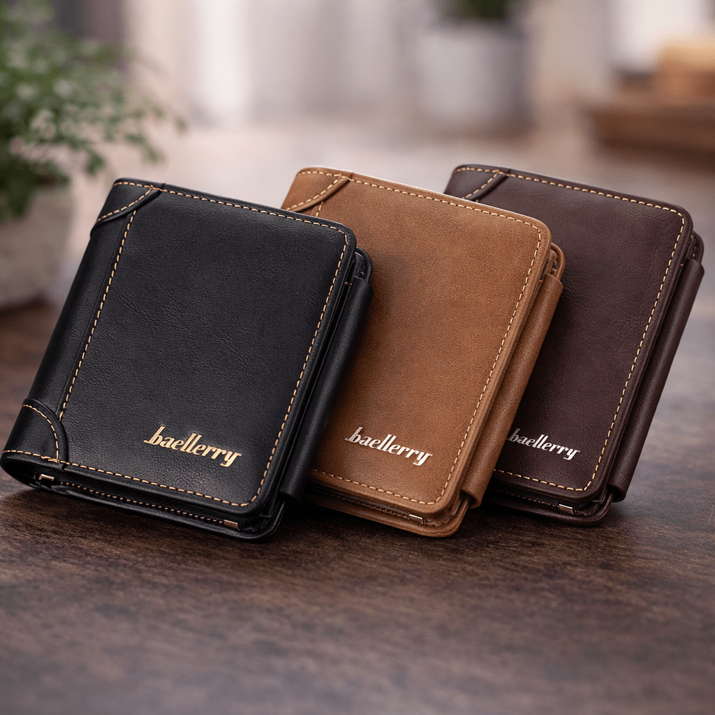 Classic and Elegant Men's Leather Wallet - Montford Classic and Elegant Men's Leather Wallet - Montford