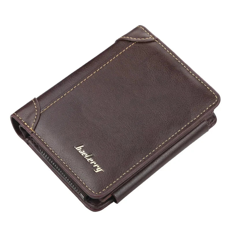 Classic and Elegant Men's Leather Wallet - Montford Classic and Elegant Men's Leather Wallet - Montford Coffee