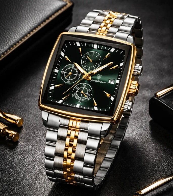 Classic and Elegant Men's Stainless Steel Executive Watch - Cesarion Prime Classic and Elegant Men's Stainless Steel Executive Watch - Cesarion Prime
