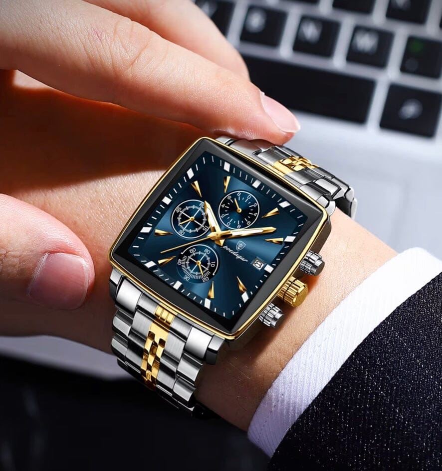 Classic and Elegant Men's Stainless Steel Executive Watch - Cesarion Prime Classic and Elegant Men's Stainless Steel Executive Watch - Cesarion Prime