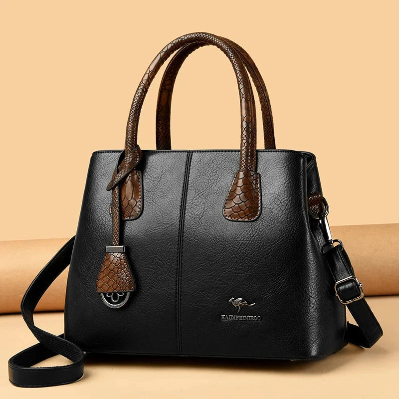 Classic and Elegant Women's Leather Bag - Eléonore Classic and Elegant Women's Leather Bag - Eléonore