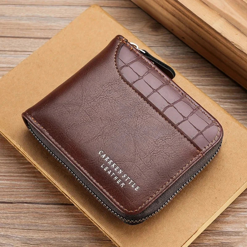 Classic Men's Leather Wallet with Multiple Compartments - Hudson Classic Men's Leather Wallet with Multiple Compartments - Hudson