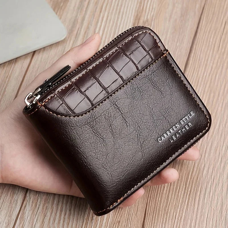 Classic Men's Leather Wallet with Multiple Compartments - Hudson Classic Men's Leather Wallet with Multiple Compartments - Hudson