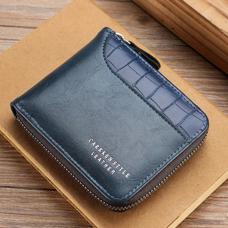 Classic Men's Leather Wallet with Multiple Compartments - Hudson Classic Men's Leather Wallet with Multiple Compartments - Hudson