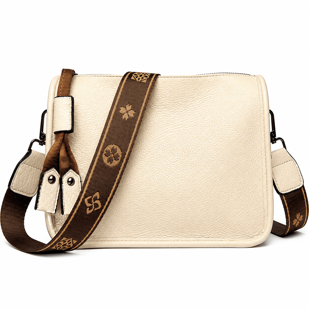 Classic Women’s Leather Bag with an Elegant Design – Aurélisse Classic Women’s Leather Bag with an Elegant Design – Aurélisse Beige