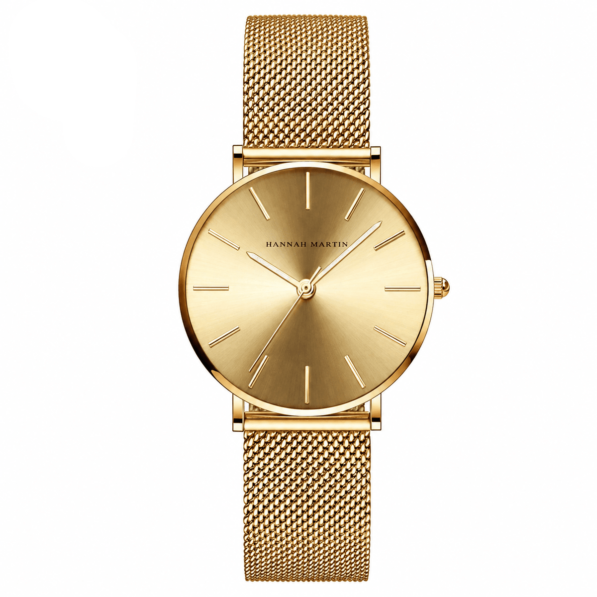 Classic Women’s Watch – Elegant, Minimalist Style with Stainless Steel Mesh Band | Céleste Classic Women’s Watch – Elegant, Minimalist Style with Stainless Steel Mesh Band | Céleste Gold