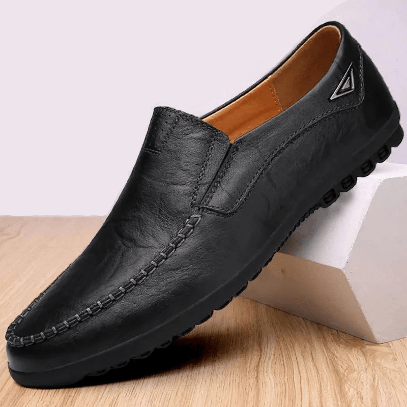 Elegant Classic Men's Leather Loafers – Vincenzo Elegant Classic Men's Leather Loafers – Vincenzo
