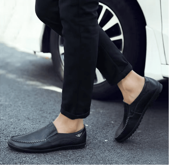 Elegant Classic Men's Leather Loafers – Vincenzo Elegant Classic Men's Leather Loafers – Vincenzo
