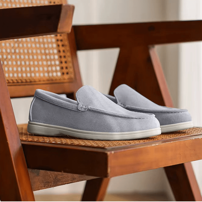 Elegant Classic Men's Suede Loafers - Julian Elegant Classic Men's Suede Loafers - Julian