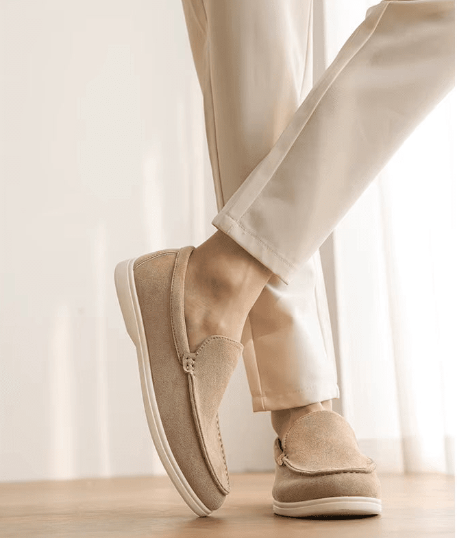 Elegant Classic Men's Suede Loafers - Julian Elegant Classic Men's Suede Loafers - Julian