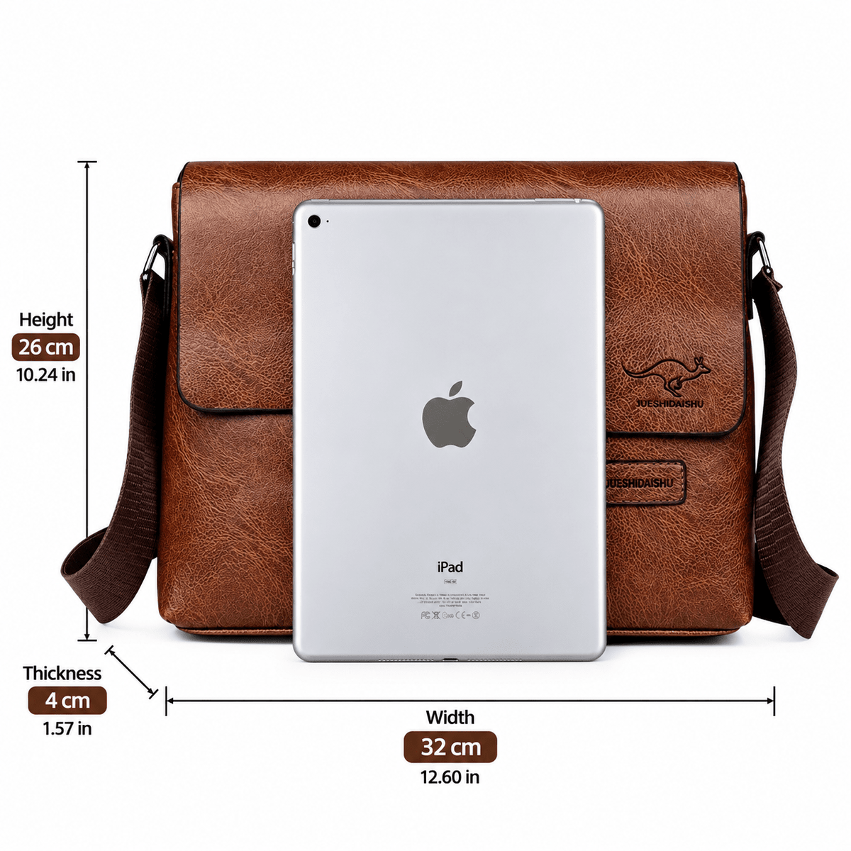 Elegant Large-Capacity Men’s Leather Executive Bag – ROMELLI Elegant Large-Capacity Men’s Leather Executive Bag – ROMELLI