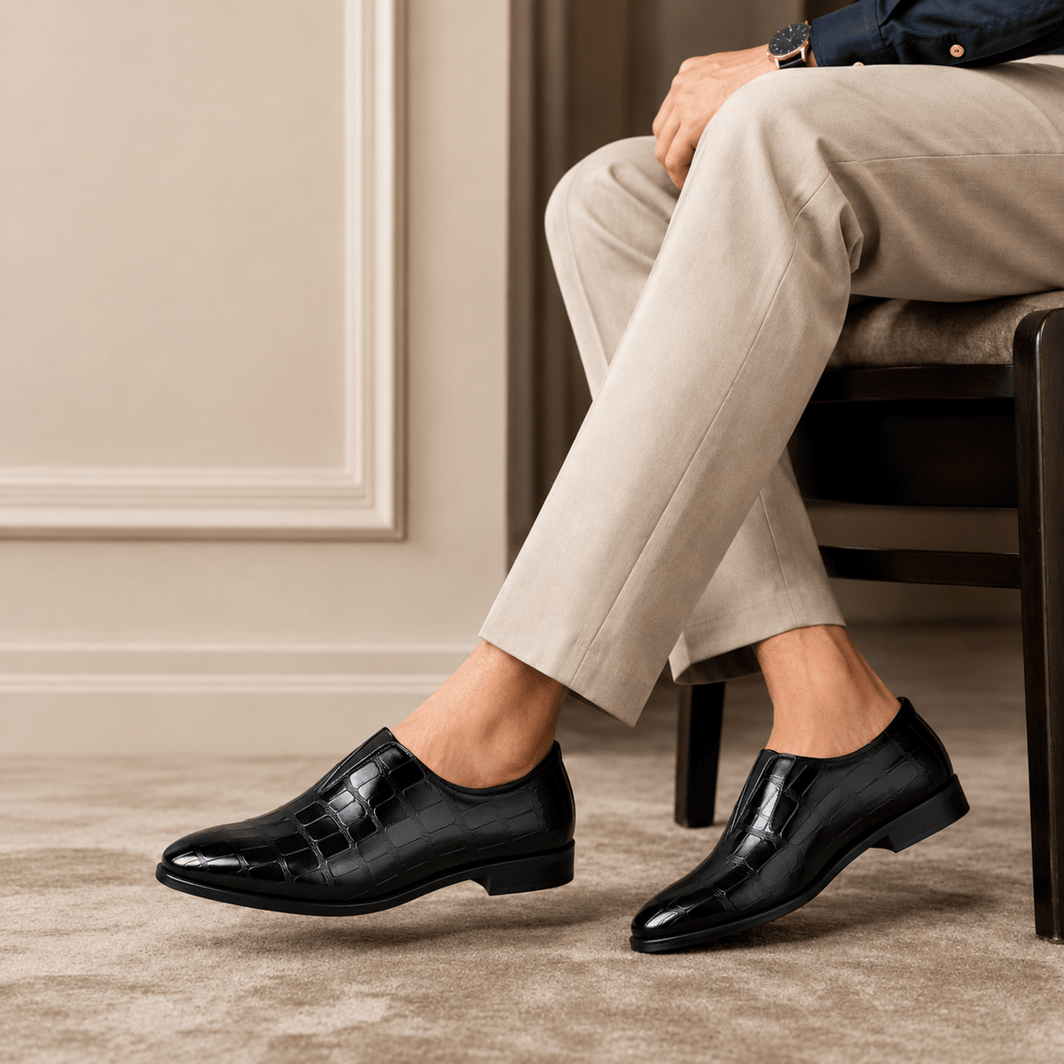 Elegant Men's Leather Shoes, Classic, Comfortable and with a Luxurious Design – D’Evelion Elegant Men's Leather Shoes, Classic, Comfortable and with a Luxurious Design – D’Evelion