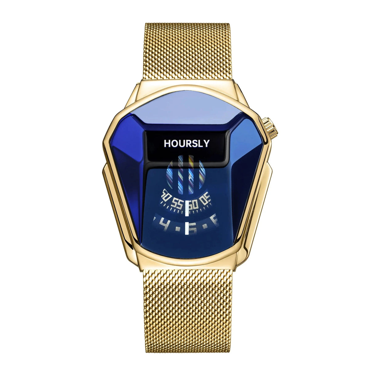 Elegant Men's Watch, Modern and Multifunctional - Elysium Elegant Men's Watch, Modern and Multifunctional - Elysium Gold Blue