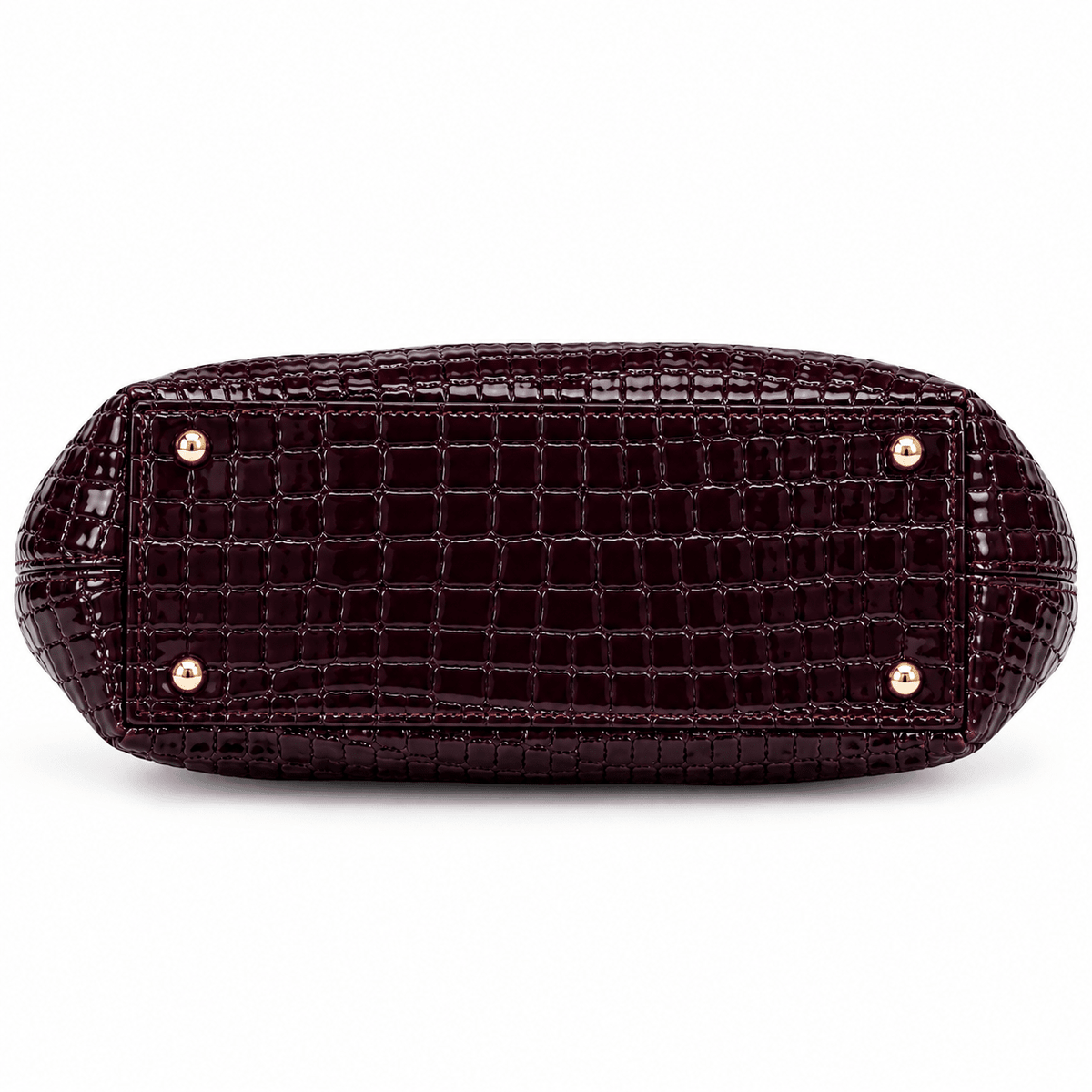 Elegant Women's Leather Tote Bag with Crocodile Texture and Large Capacity | Saint-Tropez Elegant Women's Leather Tote Bag with Crocodile Texture and Large Capacity | Saint-Tropez