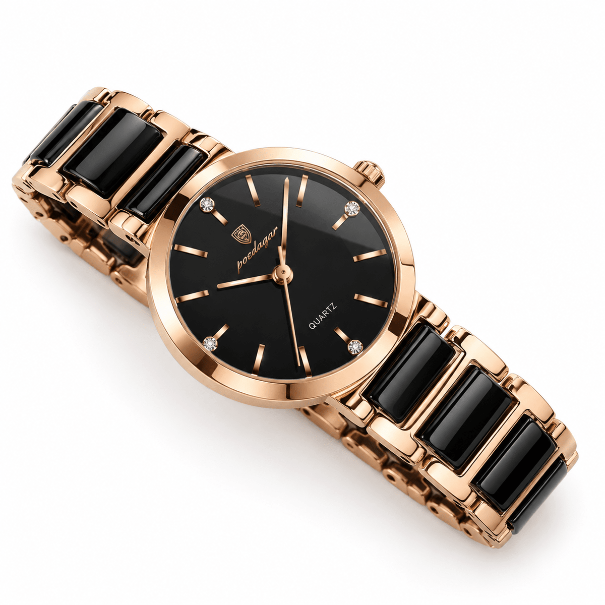 Elegant Women’s Watch with a Minimalist Design and Stainless Steel & Premium Ceramic Band – Estelle Elan Elegant Women’s Watch with a Minimalist Design and Stainless Steel & Premium Ceramic Band – Estelle Elan