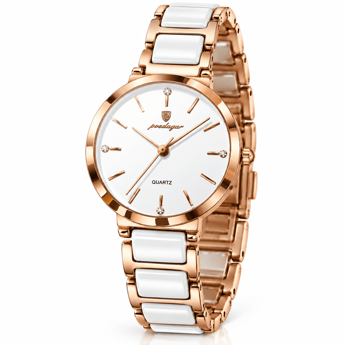 Elegant Women’s Watch with a Minimalist Design and Stainless Steel & Premium Ceramic Band – Estelle Elan Elegant Women’s Watch with a Minimalist Design and Stainless Steel & Premium Ceramic Band – Estelle Elan