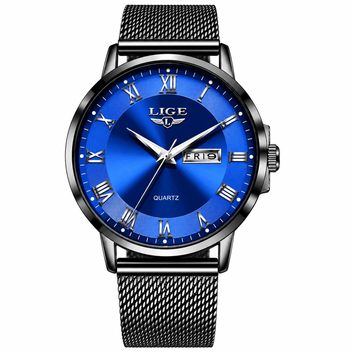 Elegant Women's Watch with Stainless Steel Bracelet and Classic Roman Numeral Dial – Estelle Majeste