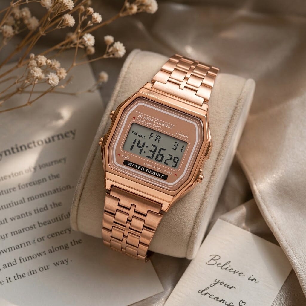 Elegant Women's Watch with Stainless Steel Bracelet – Classic, Delicate & Minimalist | Sarah Velora Elegant Women's Watch with Stainless Steel Bracelet – Classic, Delicate & Minimalist | Sarah Velora