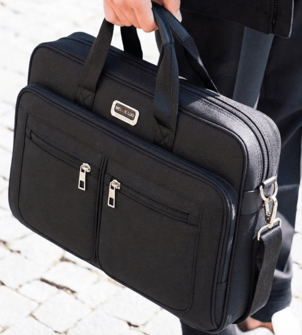Executive Bag with Multiple Compartments – Henri Valence Executive Bag with Multiple Compartments – Henri Valence