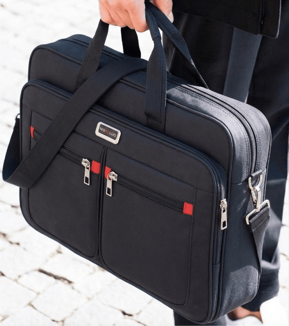 Executive Bag with Multiple Compartments – Henri Valence Executive Bag with Multiple Compartments – Henri Valence