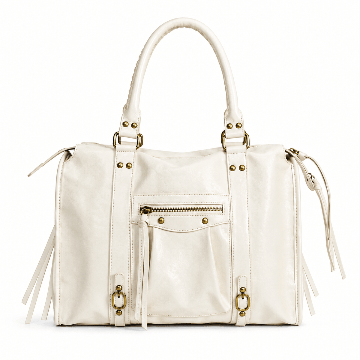 Fashion Large Capacity Women's Leather Tote Bag — Eudalia Fashion Large Capacity Women's Leather Tote Bag — Eudalia Beige