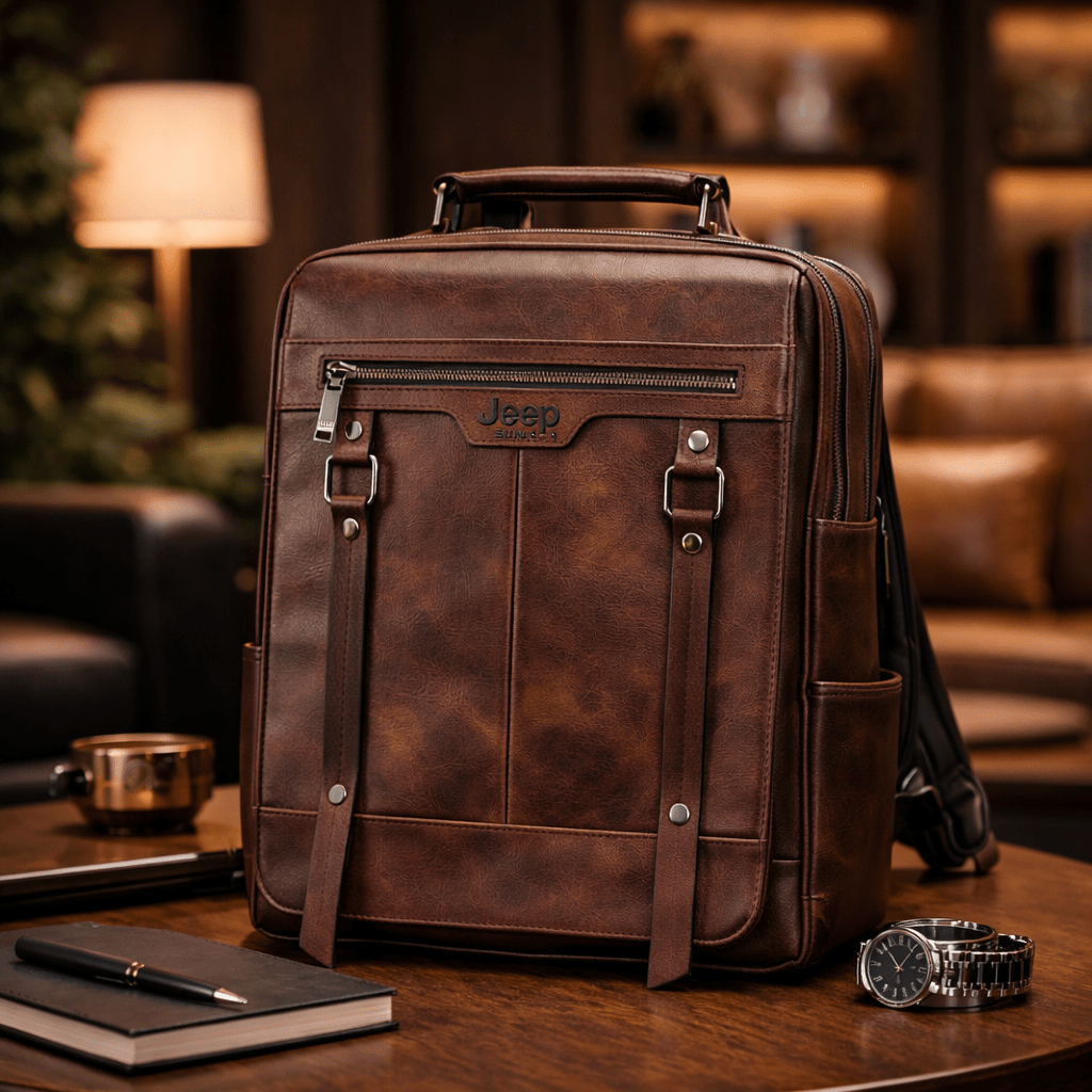 Large Capacity Multifunctional Men's Leather Executive Bag - Ravenna Large Capacity Multifunctional Men's Leather Executive Bag - Ravenna