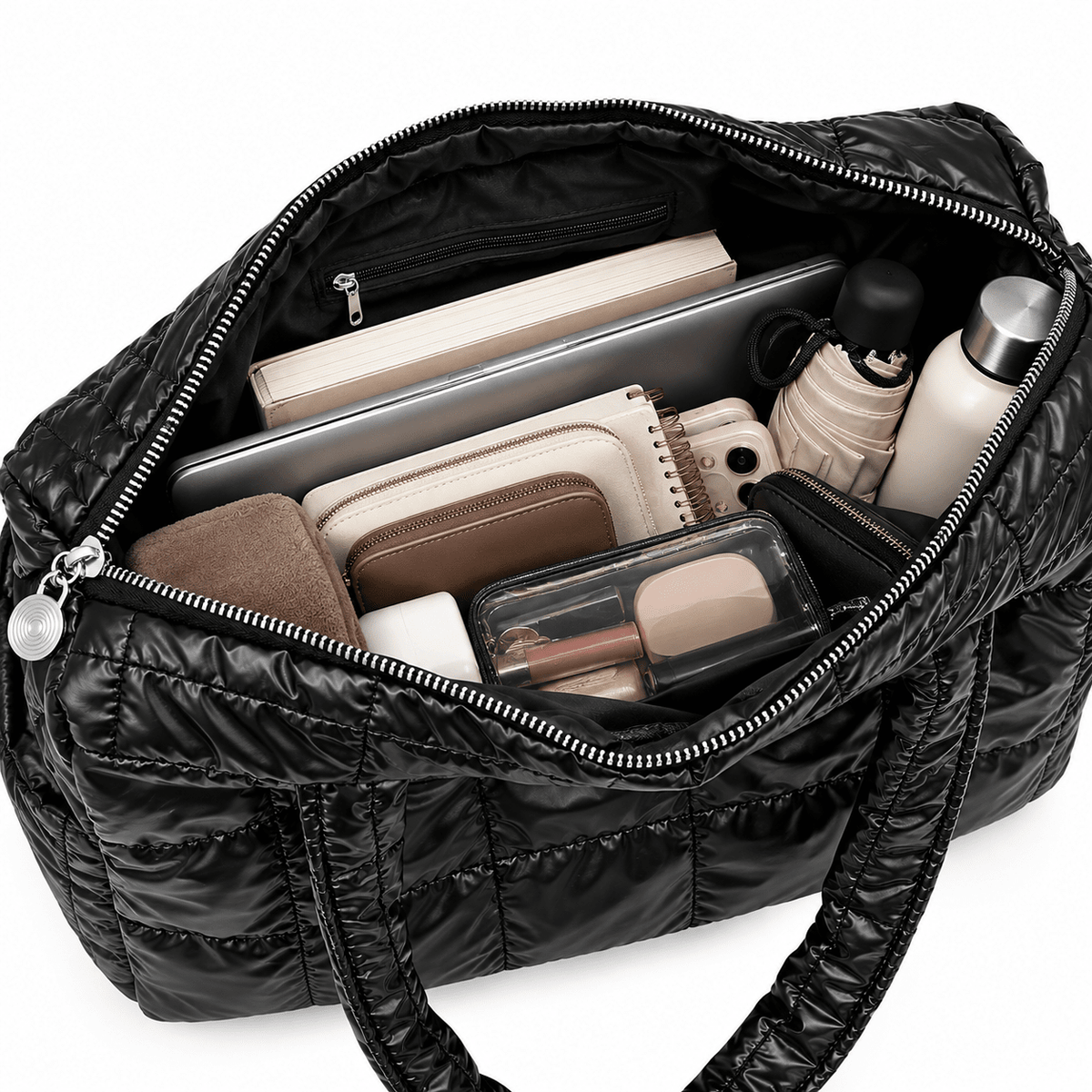 Large-Capacity Quilted Women's Bag with Versatile Design – LEONTINE Large-Capacity Quilted Women's Bag with Versatile Design – LEONTINE