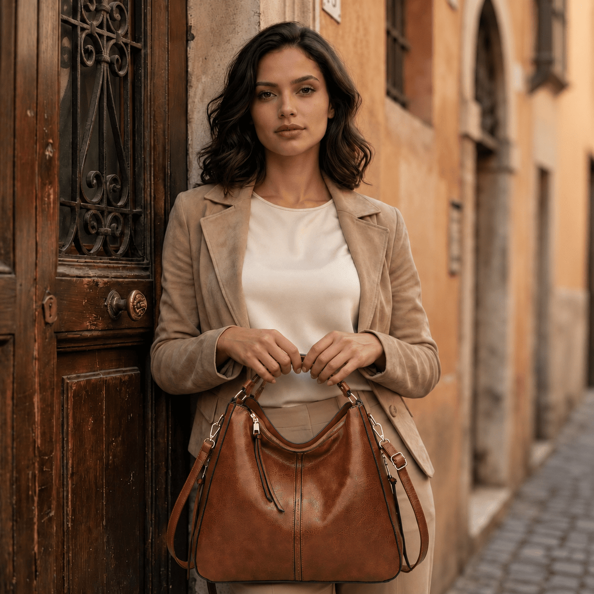 Luxury Women’s Leather Handbag – Elegant, Versatile & Spacious | Léa Margot Luxury Women’s Leather Handbag – Elegant, Versatile & Spacious | Léa Margot
