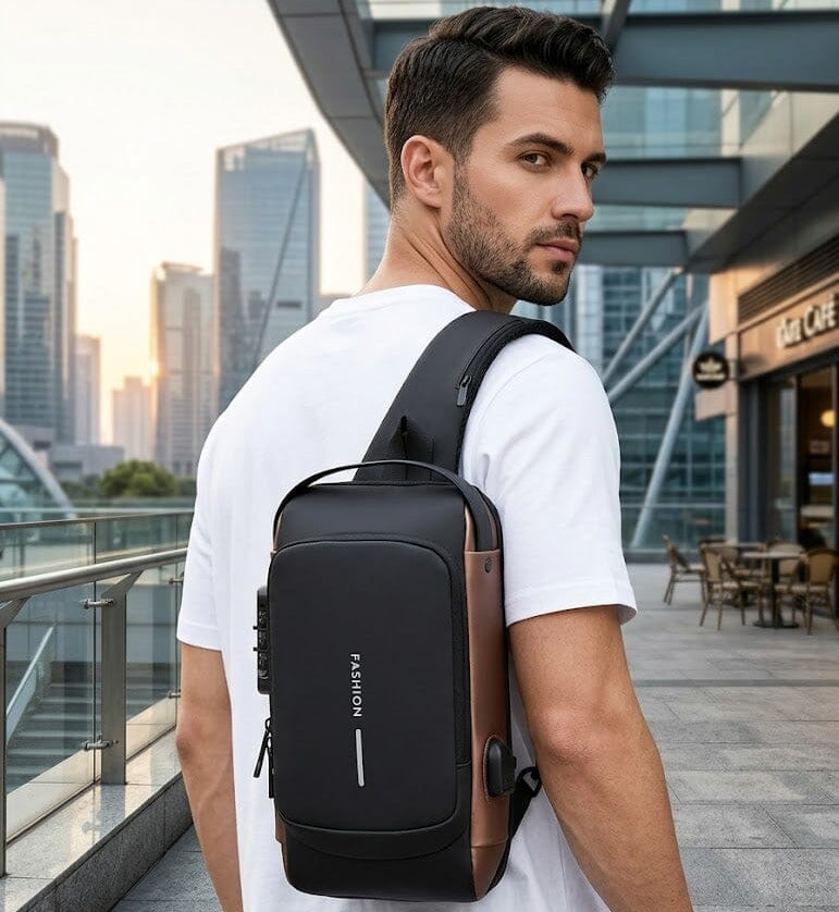 Men's Anti-Theft and Waterproof Bag - Montrax Men's Anti-Theft and Waterproof Bag - Montrax