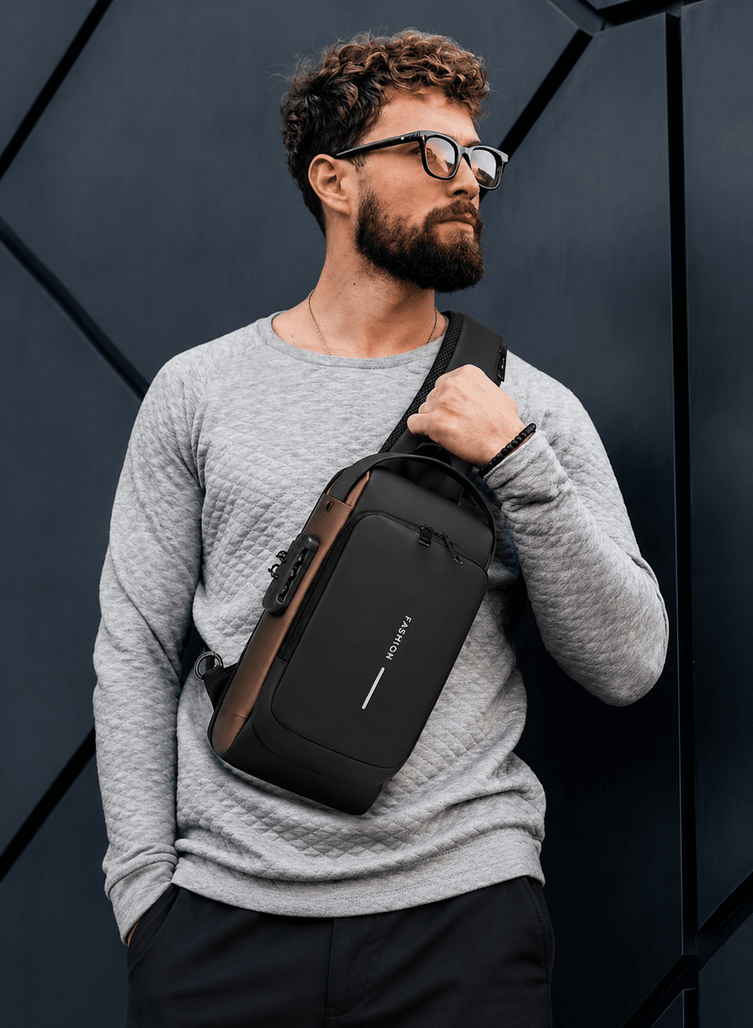Men's Anti-Theft and Waterproof Bag - Montrax Men's Anti-Theft and Waterproof Bag - Montrax