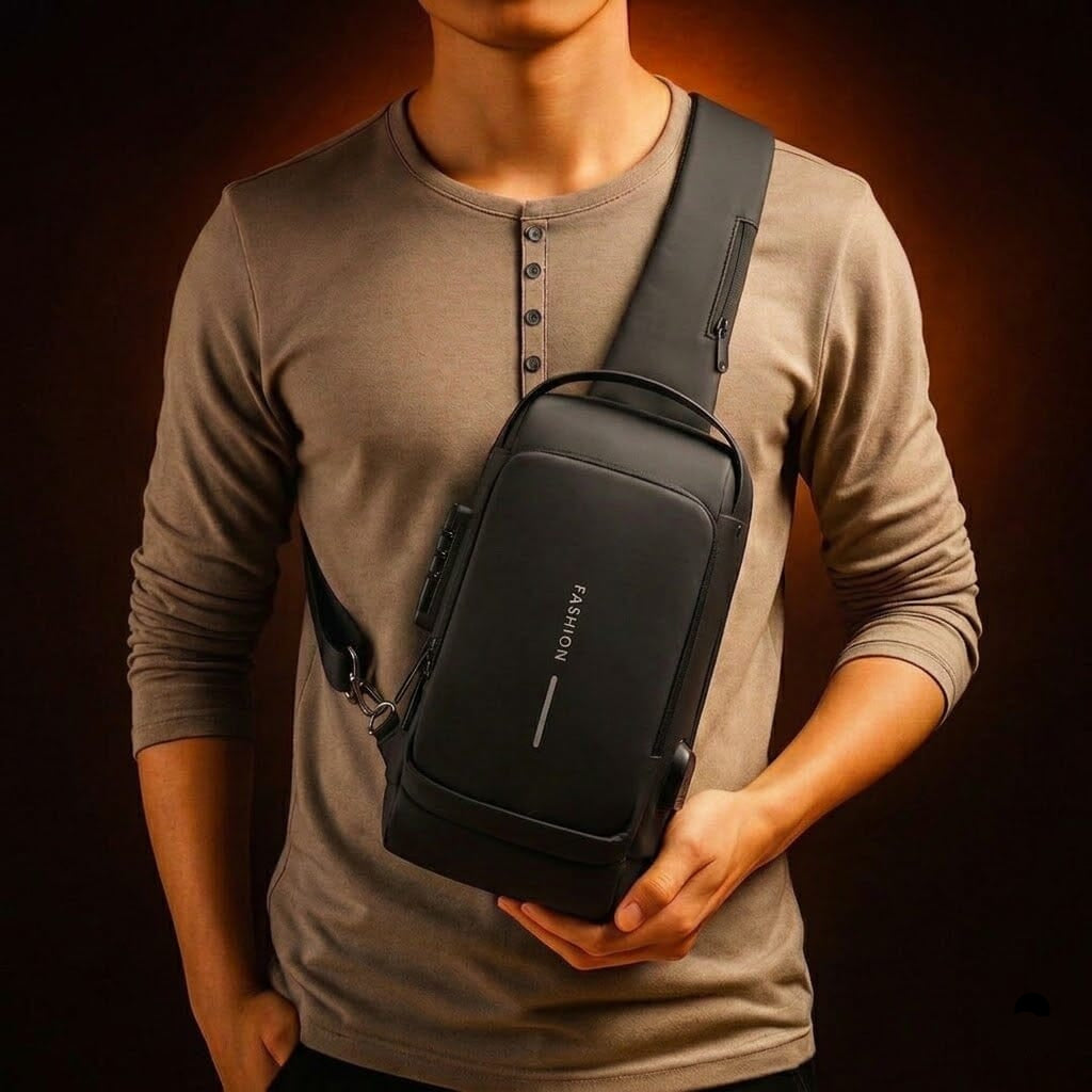 Men's Anti-Theft and Waterproof Bag - Montrax Men's Anti-Theft and Waterproof Bag - Montrax