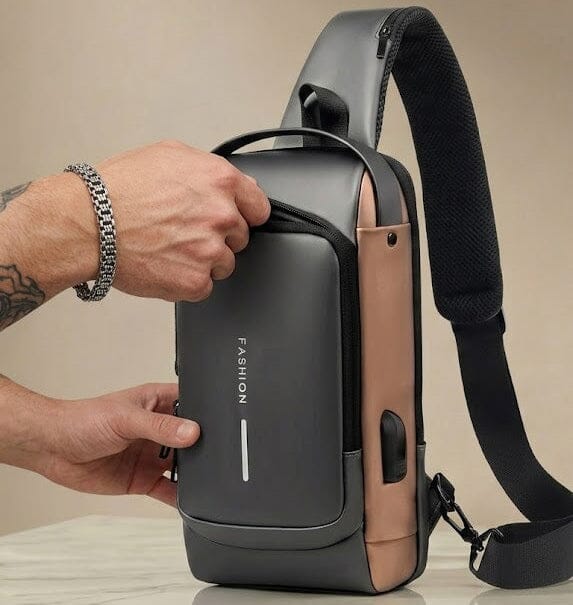 Men's Anti-Theft and Waterproof Bag - Montrax Men's Anti-Theft and Waterproof Bag - Montrax