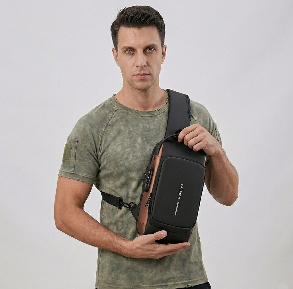 Men's Anti-Theft and Waterproof Bag - Montrax Men's Anti-Theft and Waterproof Bag - Montrax
