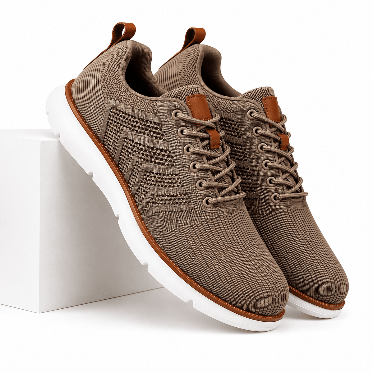 Men's Casual Sneakers with Breathable Mesh and Modern Design – Raphaëll Men's Casual Sneakers with Breathable Mesh and Modern Design – Raphaëll Beige