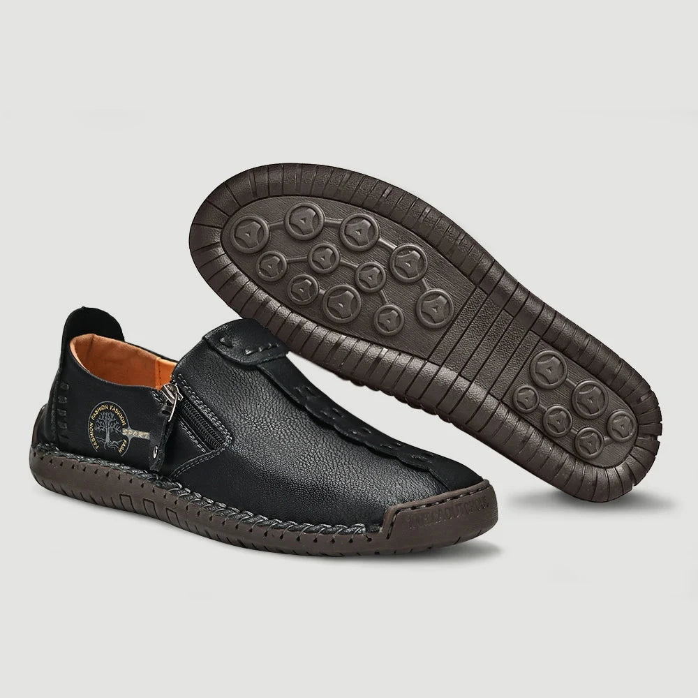 Men's Casual Suede Leather Loafers - Handmade Slip-On Moccasins, Breathable & Lightweight Walking Shoes | Marzello Men's Casual Suede Leather Loafers - Handmade Slip-On Moccasins, Breathable & Lightweight Walking Shoes | Marzello