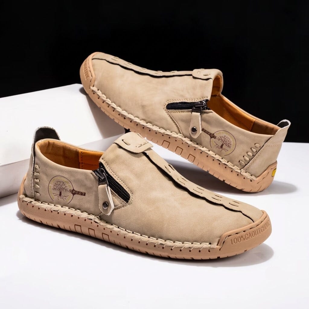 Men's Casual Suede Leather Loafers - Handmade Slip-On Moccasins, Breathable & Lightweight Walking Shoes | Marzello Men's Casual Suede Leather Loafers - Handmade Slip-On Moccasins, Breathable & Lightweight Walking Shoes | Marzello