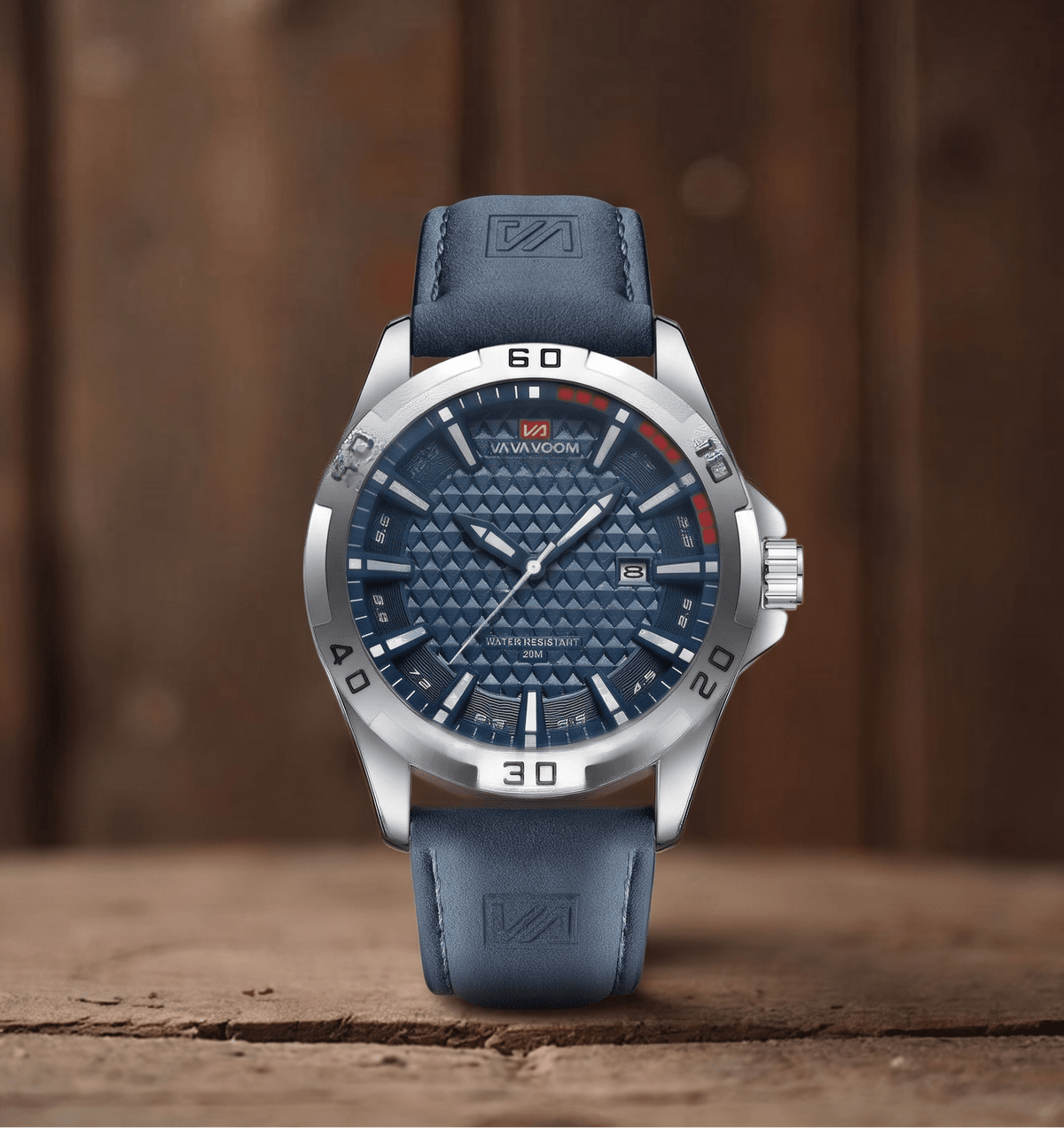Men’s Casual Watch with Leather Strap – Ronan Alric Men’s Casual Watch with Leather Strap – Ronan Alric