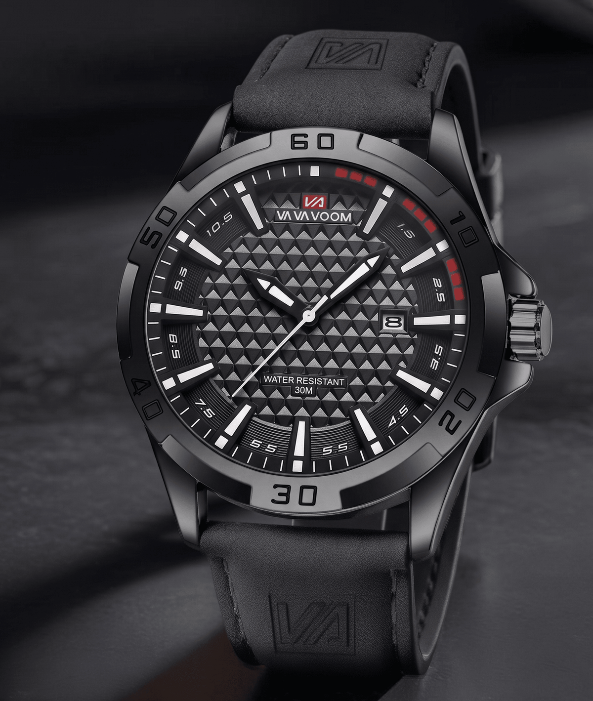 Men’s Casual Watch with Leather Strap – Ronan Alric Men’s Casual Watch with Leather Strap – Ronan Alric
