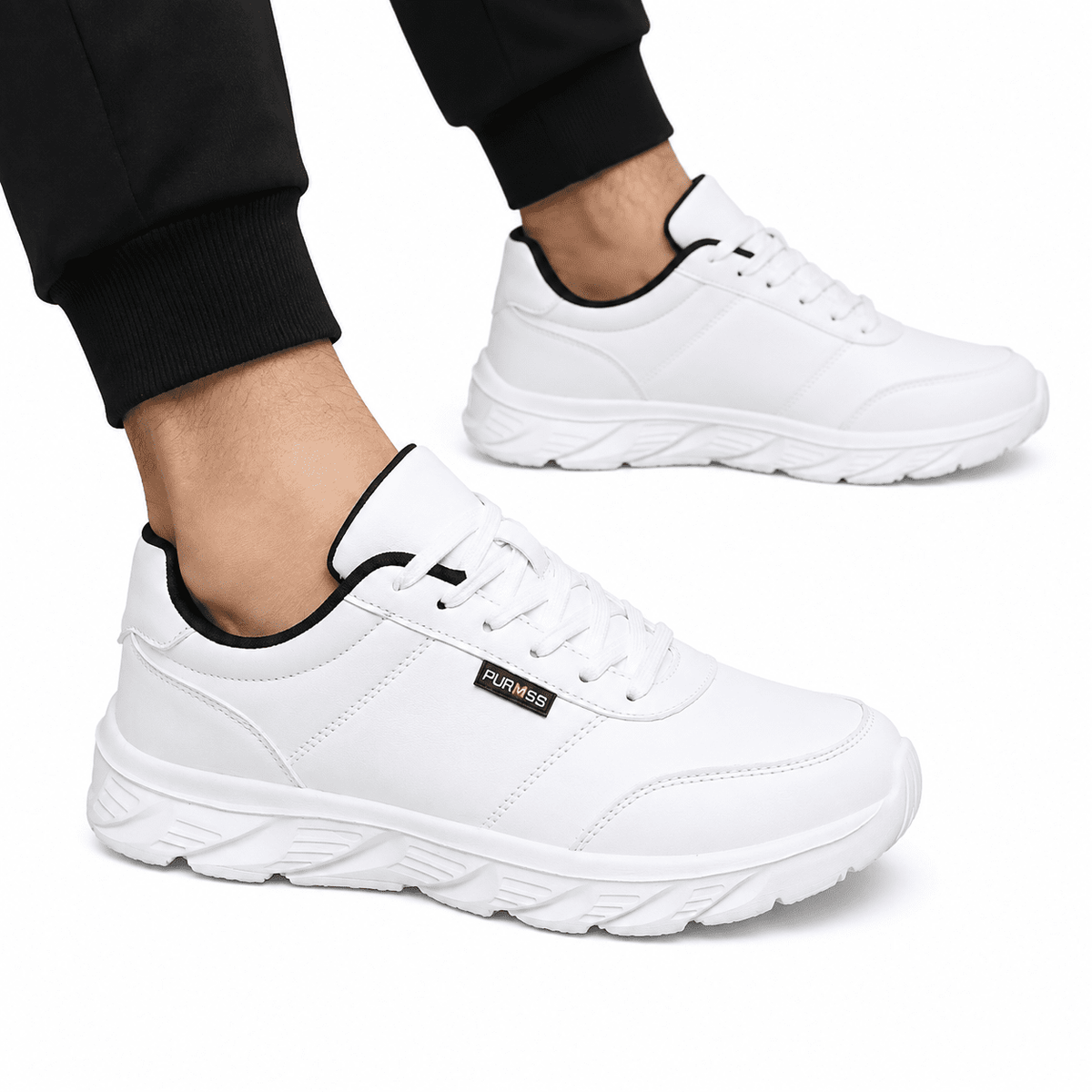 Men’s Classic and Comfortable Leather Sneakers – Vantorie Men’s Classic and Comfortable Leather Sneakers – Vantorie