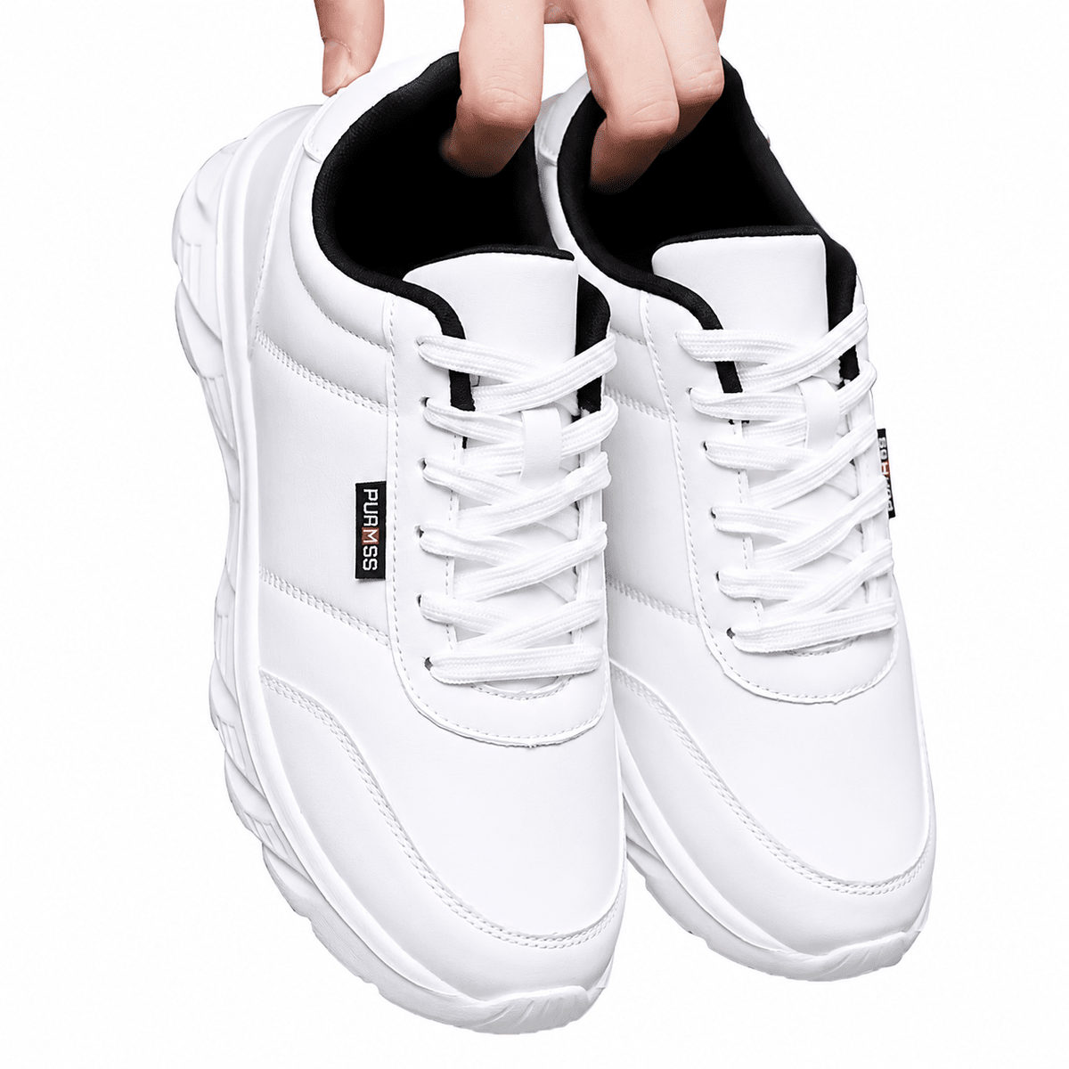 Men’s Classic and Comfortable Leather Sneakers – Vantorie Men’s Classic and Comfortable Leather Sneakers – Vantorie