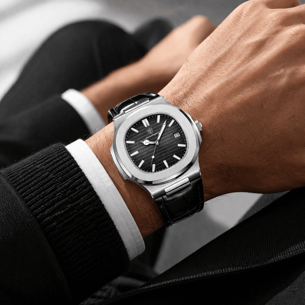 Men’s Classic Leather Strap Watch – Nobre Mavietto Men’s Classic Leather Strap Watch – Nobre Mavietto