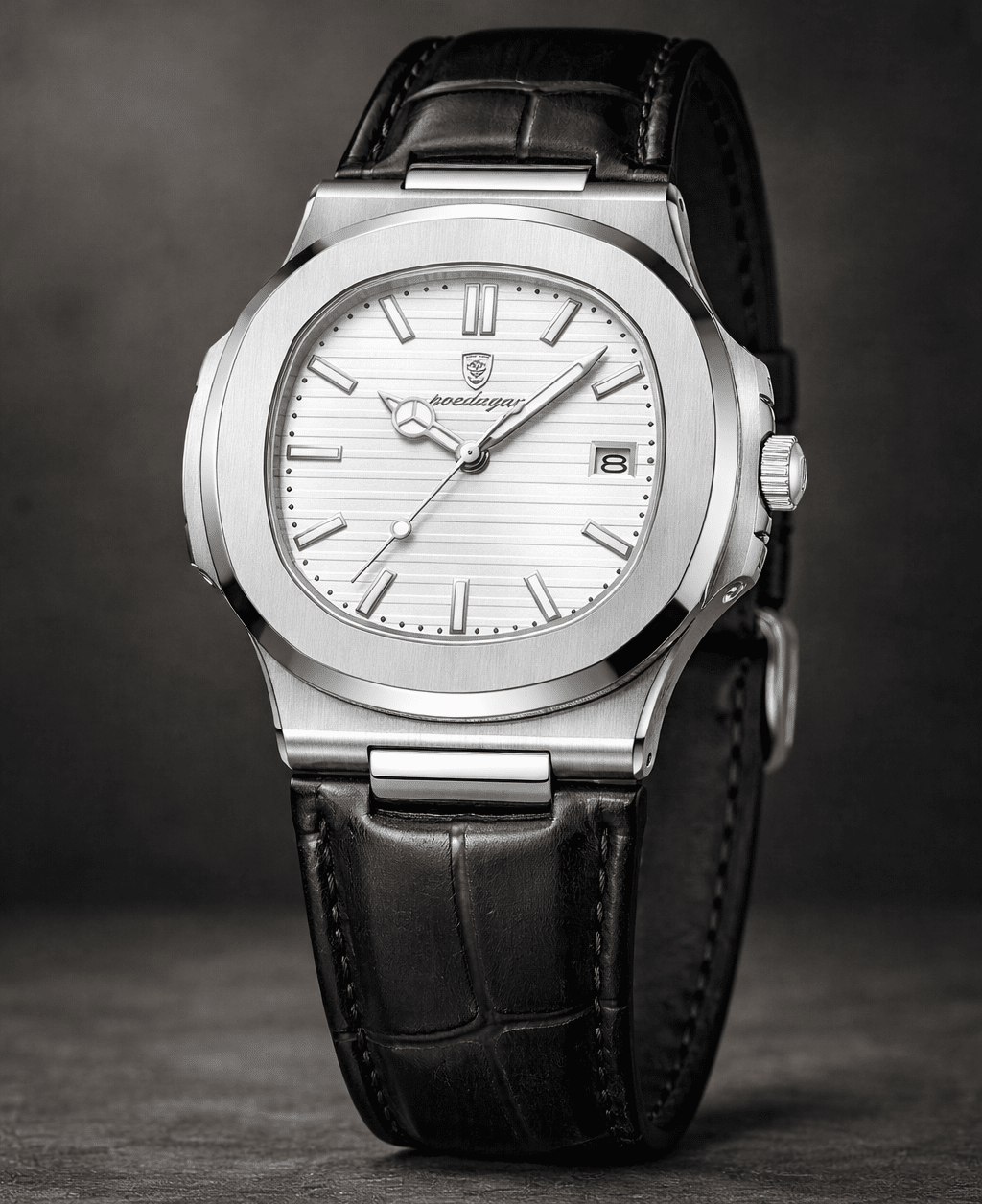 Men’s Classic Leather Strap Watch – Nobre Mavietto Men’s Classic Leather Strap Watch – Nobre Mavietto